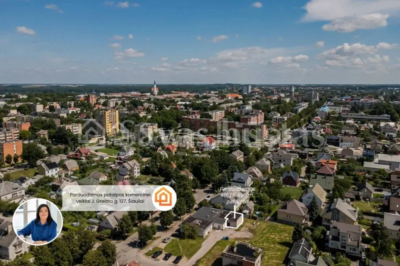 Parduodamos komercinės paskirties patalpos Šiauliuose, A. J. Greimo g. 127