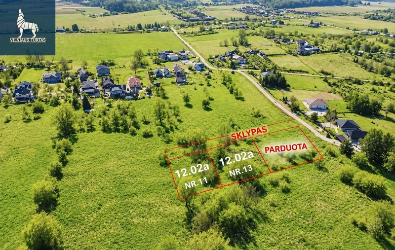 Parduodamas sklypas Ąžuolų g., Šatrininkai, 12.02 a ploto