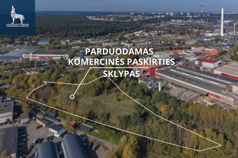 Parduodamas komercinės paskirties sklypas
