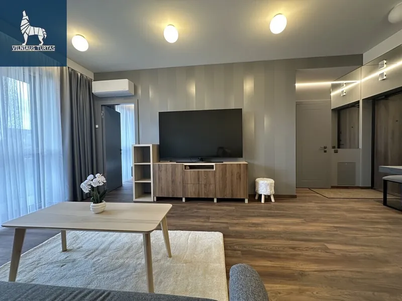 Nuomojamas naujai įrengtas, modernus 2 kamb butas Šnipiškėse