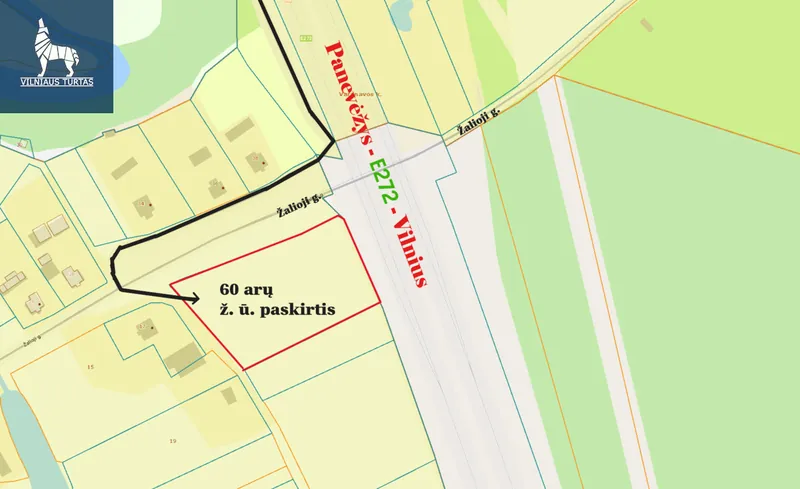 Parduodamas sklypas Varanava, 60.4 a ploto