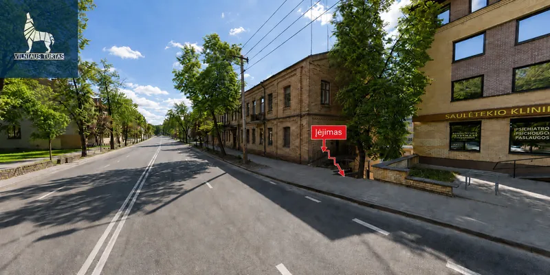 Nuomojamos patalpos Antakalnio g., Vilnius, 43.56 kv.m ploto