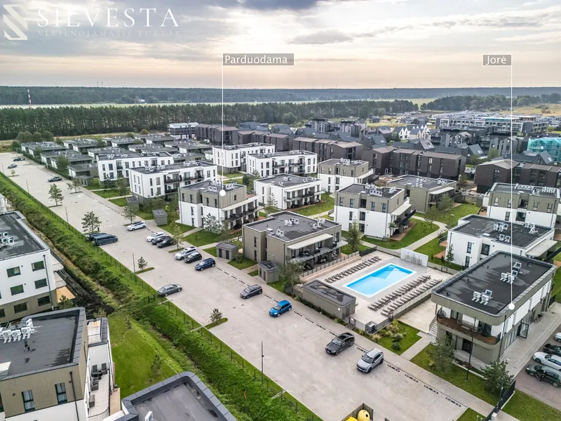 Jaukūs 2 kambarių apartamentai su erdviu 19 kv.m. balkonu Kunigiškėse