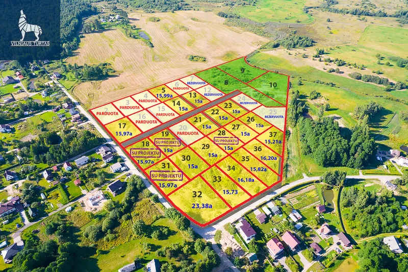 Parduodamas sklypas Brinkiškės, 15 a ploto